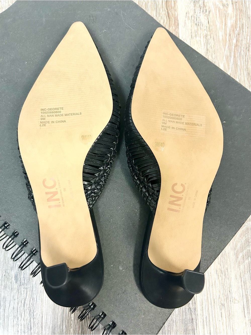 INC ⚔️ NWT Women’s Georete Woven Pump Heel - Size 9 - Picture 5 of 6
